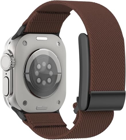 Nylon Hybrid Strap Compatible with Apple Watch + Whoop 4.0, Odor Resistant and Breathable Nylon band in Kuwait