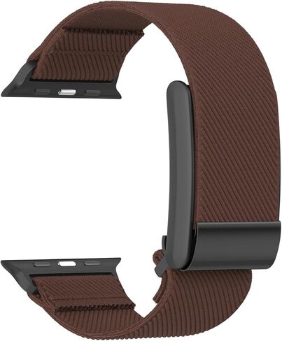 Nylon Hybrid Strap Compatible with Apple Watch + Whoop 4.0, Odor Resistant and Breathable Nylon band in Kuwait