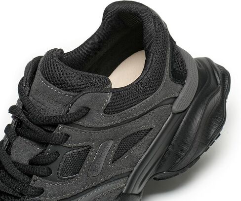 BEAU TODAY Platform Sneakers for Women, Womens Fashion Sneakers, Lace Up Chunky Leather Walking Sneakers, Comfortable Non-Slip Wide Width Casual Dad Shoes in Saudi Arabia
