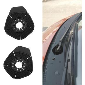 2PCS Windshield Wiper Covers, Wipers Arms Protector Cover, Car Windshield Wiper Hole, Car Wiper Arm Hole Protection Pad, Car Exterior Accessorie Car Front Wiper Guards Universal for Most Car