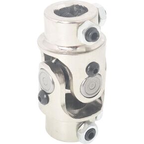 3/4 DD x 3/4 DD Chrome Steering U Joint Universal Replacement for Grinding Machines Automotive Part Levelers Automated Partking Lifts