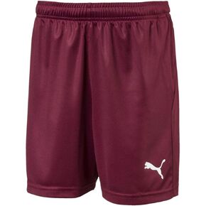 PUMA Unisex Liga Core Shorts Youth, Cordovan/White