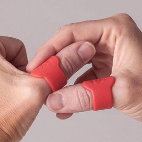 Thumb Blister Protection and Prevent Calluses for Hook Grip, Crossfit, Weightlifting, Powerlifting, Gardening, Chores Around The House and More - 4 Pack (Large)