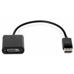 HP FH973AT DVI cable - DisplayPort (M) to DVI-D (F) - 7.5 in - for EliteDesk 800 G2, EliteOne 800 G2, ProDesk 400 G3, 490 G3, ProOne 400 G2, Workstation z600