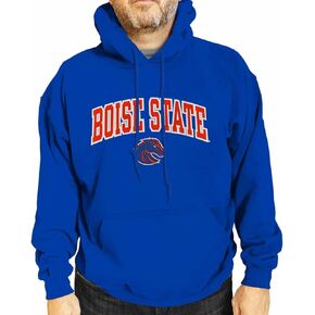 Campus Colors NCAA Adult Tackle Twill Hooded Sweatshirt - Embroidered Logo - Stay Warm & Represent Your Team in Style
