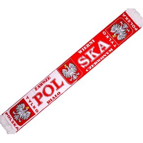 Authentic Poland Woven Soccer Scarf