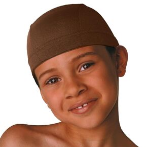 Donna Kids Spandex Dome Cap - Black, Ultra stretch, fits all size, breathable fabric, fabric