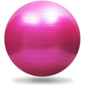 Exercise Ball for Yoga, Fitness, Balance Stability, Extra Thick Professional Grade Balance & Stability Ball - Anti Burst, Workout Program 2020 (Blue, 45cm)