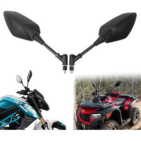 CFMOTO Cforce 600 800 1000 ATV مرايا الرؤية اليسرى واليمنى مناسبة لجميع مراكيت التثبيت 8 مم. CF150 250NK. كفموتو OEM 9AY0-200200/9AY0-200300 in Kuwait