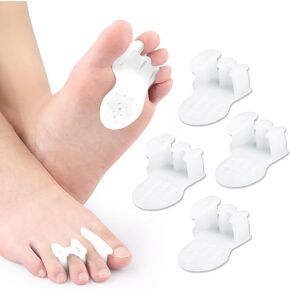 Upgraded Gel Ball of Foot Cushions &Toe Separators(4 Pack), Metatarsal Pads Ball of Foot Pads for Women and Men, Soft Forefoot Gel Pads for Foot Pain Relief in Kuwait