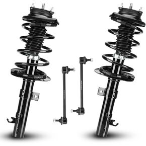 Front Struts Shock Absorber Sway Bar Links Kit Fit for Ford Focus 2006 2007 2008 2009 2010 2011,Replace 172257 172258 K80066 (4Pcs)