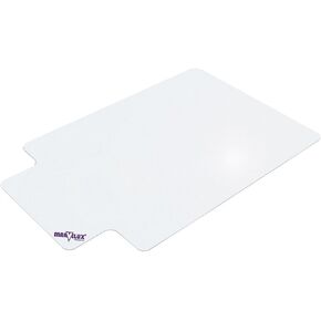 Marvelux Office Chair Mat for Hardwood Floors 36" x 48" Durable Clear Hard Floor Protector Mat for Under Desks, Rectangular with Lip APET Floor Mat for Computer Workstations
