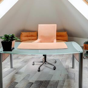 Floortex Polycarbonate Chair Mat with Lip 53" x 48" for Hard Floors (FR1213419LR) in Saudi Arabia