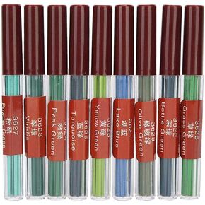 2.0MM Color Pencil , 9 Assorted Colored Refills, Bold and 90 mm Tall Refill Mechanical Pencil Leads, 8pcs for Each Color