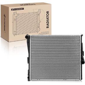 A-Premium Engine Coolant Radiator Assembly Compatible with BMW E83 Series X3 2004 2005 2006, Replace# 17113400013