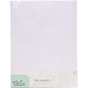 Talia Discbound Notebook Refills (College Ruled, Letter (8.5in x 11in))