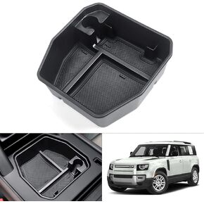 Karltys Compatible with Storage Box Land Rover Defender 90 110 130 2020-2023 Accessories Glove Box Dashboard Storage Organizer with Non-Slip Mat