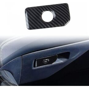 Carbon Fiber Glove Box Handle Switch Cover Trim for Dodge Ram 1500 2500 3500 2019-2024