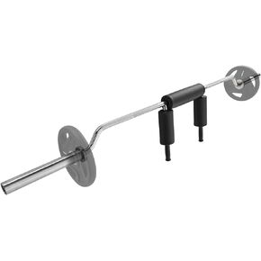 VEVOR Safety Squat Bar, 700 LBS Fitness Squat Olympic Bar, Safety Squat Bar Attachment with Shoulder and Arm Pads, 28mm Diameter Weight Bar, Ideal for Front Squats, Lunges, Rehab, Physical Therapy