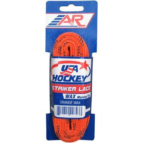 A&R Sports USA Waxed Hockey Laces, 96-Inch, Orange