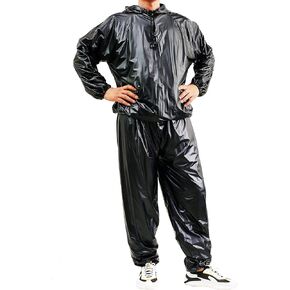 GOLD XIONG PADISHAH Heavy Duty Sauna Suit Exercise Sauna Sweat Suit Gym Workout Sauna Jacket and Sauna Pants for Women Men