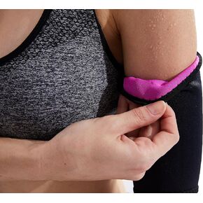 Bakerdani Mens and Womens Arm Trimmer, Slimming Compression Sleeve, Arm Far Burner, Hot Neoprene Sauna Shaper for Workout