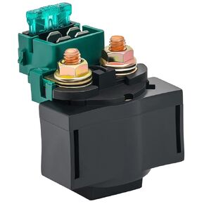 Road Passion Starter Solenoid Relay 12v for KAWASAKI BAYOU 220 KLF220 1988-2002 BAYOU 250 KLF250 2003-2010 ATV KLX650 1993-1996/VN800 VULCAN 800 1996-2005/SUZUKI GSXR 750 1993/HONDA VT750C Shadow 2000