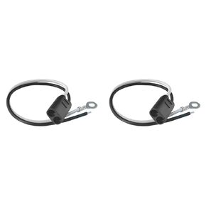 GG Grand General 88106 Black Wire (7" Single 0.180 Bullet Plug, 18Ga)