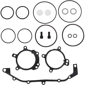 Dual Vanos O-Ring Seal Repair Kit Compatible Replacement for BMW E36 E39 E46 E53 E60 E83 E85 M52tu M54 Double Convex Repair Kit 11361433513 11361748745