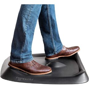 Topo Comfort Mat by Ergodriven | The Not-Flat Standing Desk Anti-Fatigue Mat with Calculated Terrain | Standing Desk Mat | Comfortable Standing Mat | Office Mat | Desk Accessories | Denim Blue