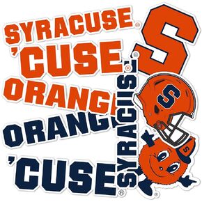 Syracuse University Sticker SU Cuse Orange Stickers Vinyl Decals Laptop Water Bottle Car Scrapbook T2 (Type 2)