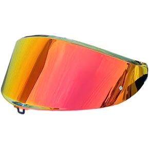 K6 Shield Visor for AGV K6 K6S Face Shield Uv Protected Windshield Moto Helmet Accessories (Revo Clear Silver-Day and Night)
