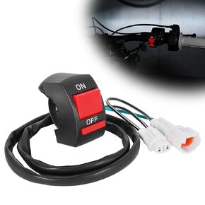 RUTU Headlight Switch for Sur Ron,Light On/Off Switch Made of Flame Retardant Nylon for Surron Light Bee Segway X160 X260, Plug and Play