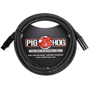 Pig Hog PHM10 8mm Tour Grade Mic Cable, XLR 10ft - 2-pack, Speaker