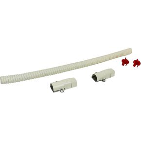 Legrand Wiremold V5700F Metal Raceway for Extending Power, 500 and 700 Series, Flexible Section, Ivory (1 Pack)