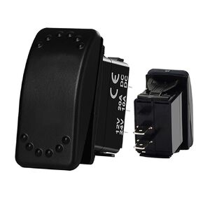 Waterproof 3 Position Rocker Switch 12V 20A 6 Pin DPDT ON Off ON Marine Boat Toggle Switch for Tractor Golf Cart 4x4 ATV UTV