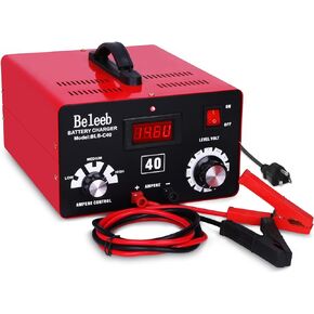 C40 Adjustable Battery Charger 12V 24V 36V 48V 60V 72V, 16A Pulses of High-Voltage Battery Desulfator Maintainer with Smart Chip for Lead-Acid LiFePO4 Lithium Batteries BLB-C40