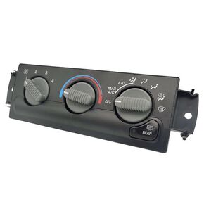 AC Climate Control Module Panel for Chevy Blazer 1999-2005 GMC Jimmy 1999-2001 Oldsmobile Bravada 1999-2002 599-261 16250535 15098966 with Rear Windshield Heating