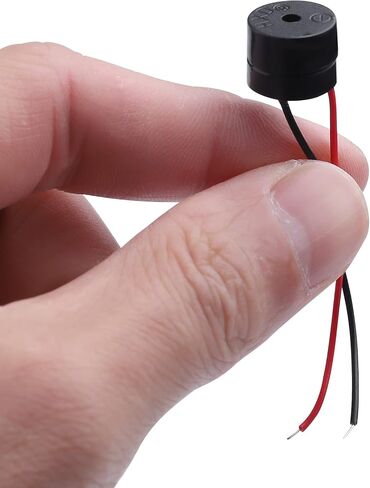 DC 12V Electronic DC Buzzer 5v Alarm Active Piezo Beep Sound ABS Housing 85dB Wired Connector Black 26Pcs in Saudi Arabia