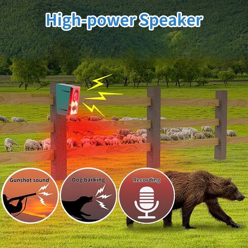 Motion Sensor Alarm Outdoor，Solar Alarm Motion Detector with Sound, 4 Mode 120db Sound Waterproof Flash Siren Light Alarm System in Saudi Arabia