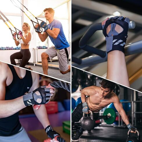 B-Forest Workout Gloves Gym Gloves Weight Lifting Gloves with Wrist Wrap for Men Women for Training, Exercise, Fitness in Saudi Arabia