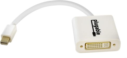 Plugable Mini DisplayPort (Thunderbolt 2) to DVI Adapter (Driverless, Supports Mac, Windows, Linux Systems and Displays up to 1920x1200@60Hz, Passive) in Saudi Arabia