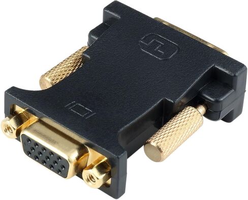 CableDeconn DVI VGA Adapter, Active DVI-D 24+1 to VGA Link Video Adapter Cable Converter for PC DVD Monitor HDTV (E0401) in Kuwait