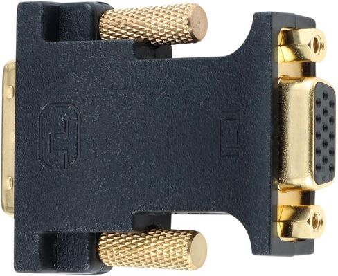 CableDeconn DVI VGA Adapter, Active DVI-D 24+1 to VGA Link Video Adapter Cable Converter for PC DVD Monitor HDTV (E0401) in Kuwait