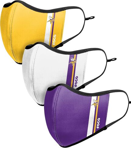 foco NFL Sport 3 Pack Face Cover in Saudi Arabia