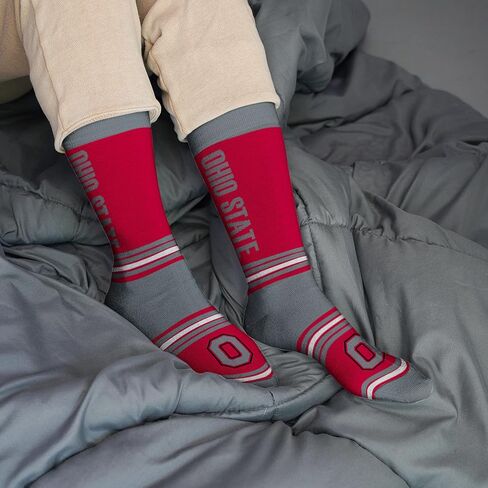 من أجل الأقدام العارية FBF NCAA Ohio State Buckeyes للجنسين Go Team Dress Sock Team Color OSFM، (V-5057-U26-O-GT-585706) in Kuwait