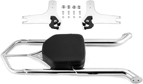 31" Height Passenger Backrest Sissy Bar Compatible with 1997-2008 Harley Touring Road King Road Glide Electra Glide Street Glide FLHR FLTR FLHT FLHX, Chrome in Saudi Arabia