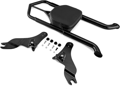 31" Height Passenger Backrest Sissy Bar Compatible with 1997-2008 Harley Touring Road King Road Glide Electra Glide Street Glide FLHR FLTR FLHT FLHX, Chrome in Saudi Arabia