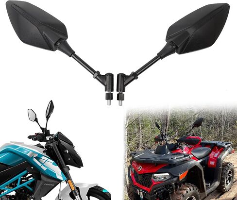 CFMOTO Cforce 600 800 1000 ATV View Mirrors Left&Right Fit for All 8MM Mounting Mracket.CF150 250NK. Cfmoto OEM 9AY0-200200/9AY0-200300 in Saudi Arabia