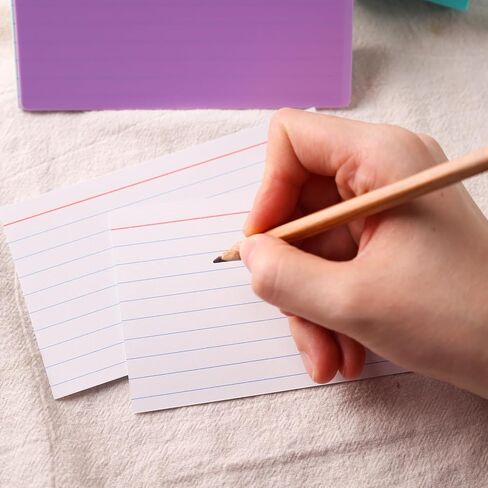 مجموعة حامل بطاقات ملاحظات مكونة من 106 قطعة، بطاقات فهرسة حامل بطاقات تعليمية مقاس 3 × 5 بوصات مع فواصل علامات التبويب للمدرسة ومستلزمات الأعمال المكتبية in Kuwait